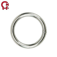 Anillo Redondo de Acero Inoxidable Resistente a la Corrosión, Directo de Fábrica HLM, para Equipos Marinos, Colgantes de Jardín y Enlaces Industriales