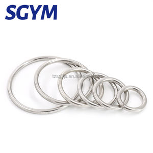 Anillo redondo soldado de acero inoxidable 304 de alto pulido Junta tórica de superficie lisa 3/4/5/6/8/10mm - Product Image 2