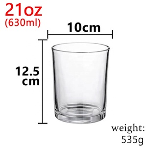 FENGJUN - Pot à bougie en verre borosilicate de haute qualité, personnalisé avec logo, pour Noël, aromathérapie, parfumé, vide - Product Image 3