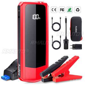 Démarreur de voiture 20000 mAh avec écran LCD, dispositif de démarrage d'urgence automobile, charge rapide QC3.0, batterie externe portable pour voiture - Product Image 1