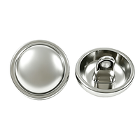 Boutons en alliage de zinc avec logo personnalisé CF, boutons métalliques en gros pour fabricants de vêtements, accessoires vestimentaires, usine
