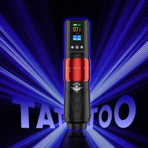 ストローク調整可能 デュアルバッテリー ワイヤレス タトゥー電源 急速充電 初心者向け 電動ガン 卸売 - Product Image 1