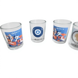 Vaso de chupito redondo de vidrio serigrafiado de Estambul por DAFNI BIG PAZAR - Product Image 5