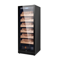 Réfrigérateur à cigares de luxe en bois de cèdre de grande capacité armoire à cigares en bois de cèdre