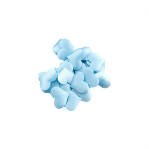 Coriandoli a Forma di Cuore in Tessuto ILAN 2mm 30pz Blu - Product Image 1