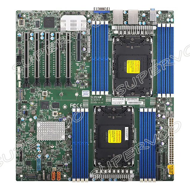 X13DAI-T MBD-X13DAI-T LGA-4677 Dual Socket C741 Chipset NVMe M.2 DDR5 E-ATX Server Motherboard Mainboard Original X13DA