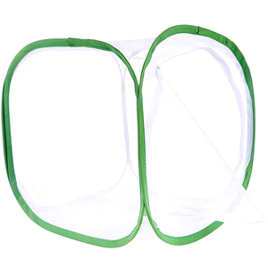 Kinder-Spielzeug Zucht-Habitat-Käfig Zusammenklappbarer Lichtdurchlässiger Weißer Insektenkäfig Netz - Product Image 4