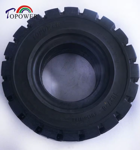 Pneus pleins pour excavatrice 18X7-8, excellent rapport qualité-prix, roues tout-terrain 18 pouces pour chariots élévateurs industriels électriques/diesel Linde/Toyota - Product Image 5