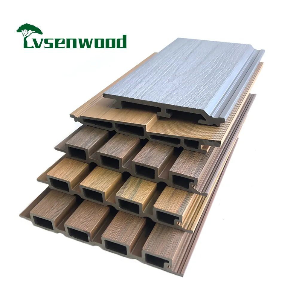 Pannelli di coestrusione per esterni rivestimento per pareti in WPC composito impermeabile per interni in PVC decorativo