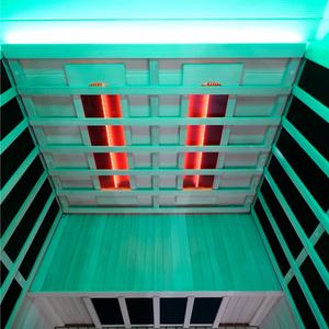 Sauna Infrarroja Certificada por SAA, Sauna Infrarroja para el Hogar, Sauna Infrarroja Combinada para 2 Personas con <span class=keywords><strong>Terapia</strong></span> <span class=keywords><strong>de</strong></span> Luz Roja - Product Image 5