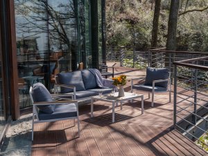 Ensemble <span class=keywords><strong>de</strong></span> patio extérieur modulaire moderne personnalisable Canapé <span class=keywords><strong>de</strong></span> <span class=keywords><strong>jardin</strong></span> à revêtement en poudre pour <span class=keywords><strong>salon</strong></span> d'arrière-cour Mobilier modulaire personnalisable - Product Image 6