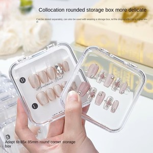 Scatole Trasparenti di Alta Qualità per Unghie, Vendita all'Ingrosso, Contenitore Grande 8.5 per Conservazione e Esposizione di Nail Art, Gioielli e Piccoli Regali - Product Image 2