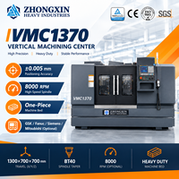 Mesin Penggilingan CNC Vertikal VMC1370 dengan Jarak Tempuh 1300mm, Pusat Pemesinan 3 Axis, Bersertifikasi CE TUV untuk Pembuatan Cetakan