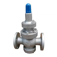 Vanne de réduction de pression hydraulique COVNA à diaphragme, à commande pilote, en acier inoxydable, multi-températures, avec bride de 3 pouces