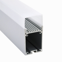 Profils en aluminium pour éclairage LED, profil en aluminium pour bandes LED, canal d'extrusion en aluminium encastré, profil LED linéaire pour éclairage