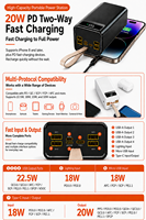 Vente en gros d'usine HYTO Batterie externe 50000 MAh Batterie externe Meilleures ventes Batterie externe 50000 mAh