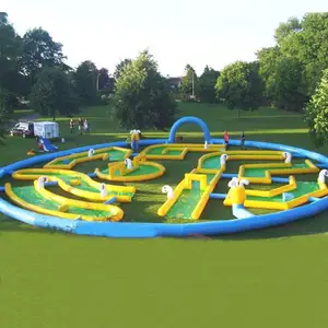 Attrezzature sportive giochi per bambini in vendita, Mini Golf gonfiabile, campo da Golf gonfiabile della migliore qualità in vendita