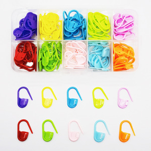 Plastic Safety Pins 120 Pieces Candy Color <b>Sewing</b> Kit Portable Auxiliary Tool <b>Box</b> - Product Image 4
