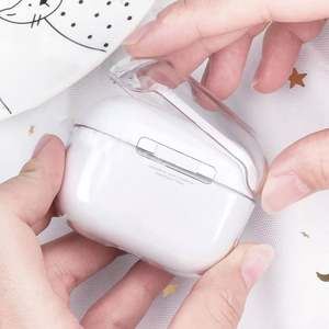 Coque transparente en TPU pour <span class=keywords><strong>AirPods</strong></span> Pro <span class=keywords><strong>2</strong></span> 3 Pods 4 écouteurs de protection souples sans fil Ins étui de protection pour casque antichoc - Product Image 5