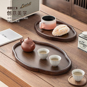 Bandeja de bambú, plato pequeño para pasteles estilo japonés, plato para frutas secas de calidad alimentaria, hermoso plato de almacenamiento, plato de exhibición de alta gama - Product Image 3