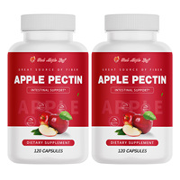 Hoge Concentratie Appelpectine Capsules, Natuurlijke Fruitvezels, Ondersteunt de Darmgezondheid & Metabolische Welzijn, Voedingssupplement