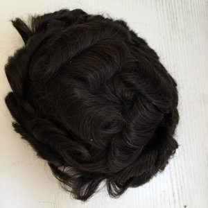 Prótesis Capilar Australiana <span class=keywords><strong>Mirage</strong></span> con Base de Encaje Francés Auténtico, Color Negro y Línea de Cabello Natural - Product Image 5