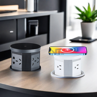 Prise de courant cachée Pop Up de bureau encastrée de cuisine BNT avec prise de table AC Port USB courant nominal 16A tension 220V pour le bureau