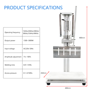 Coupe-aliments ultrasonique manuel écologique 40 kHz avec lame en alliage de titane, machine à couper les aliments par ultrasons - Product Image 4