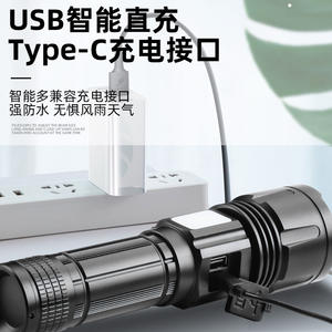 Linterna Láser Blanca Personalizada T9780 26650 Recargable con Zoom, Aleación de Aluminio, Luz Roja y Blanca, Linterna LED de Mano - Product Image 5