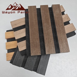 Pannello Acustico in <span class=keywords><strong>Legno</strong></span> Super Fonoassorbente Wayon <span class=keywords><strong>di</strong></span> Alta Qualità 600*2400mm <span class=keywords><strong>per</strong></span> Soggiorno, <span class=keywords><strong>Pareti</strong></span> KTV, Studi <span class=keywords><strong>di</strong></span> Registrazione - Product Image 3