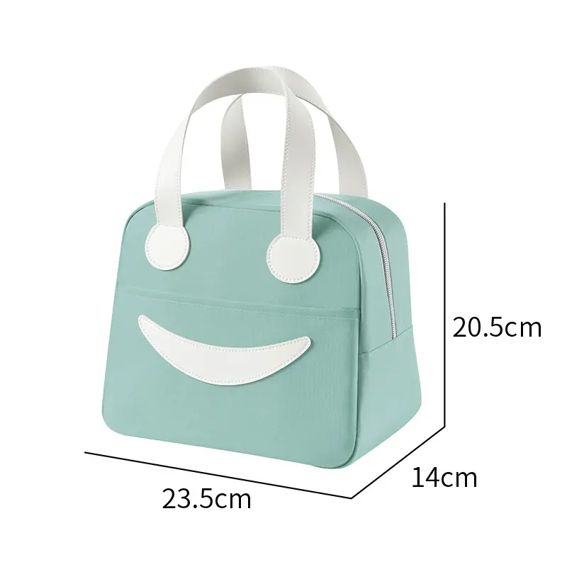 New Arrivals Candy Color Girls' Lunch Bags Cute Outdoor Picnic Travel Lunch Bags Insulated Storage Cooler Bags