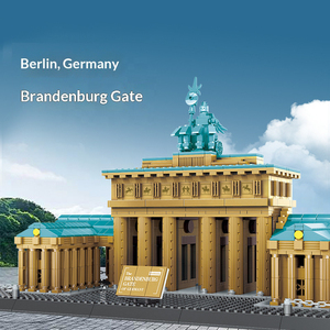 6211 Puerta de Brandenburgo de Berlín, Alemania, 1551 Piezas, Bloques de Construcción de Plástico ABS de Partículas Pequeñas, Juguetes Educativos para <span class=keywords><strong>Niños</strong></span> - Product Image 2