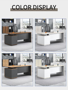 Escritorio De Estación De Trabajo Moderno A Precio Barato Al Por Mayor Muebles De Oficina Escritorio De Oficina Ejecutivo Para CEO Estación De Trabajo Para Personal - Product Image 6