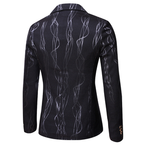 <strong>Mens</strong> Blazer 2024 Spring and <strong>Summer</strong> New Style <strong>Men's</strong> High-quality Fashionable Bright Printing Slim <strong>Men</strong> Suit <strong>Jacket</strong> - Product Image 4