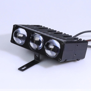 ไฟสปอร์ตไลท์ LED สีเหลืองขาว 9-16V <span class=keywords><strong>U89</strong></span> พร้อมเลนส์โปรเจคเตอร์ 3 เลนส์ ไฟสปอร์ตไลท์เสริมสำหรับกระจังหน้า ไฟตัดหมอก - Product Image 3