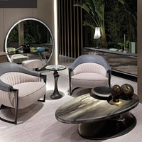 Visionnaire maßgeschneiderter speziell geformter Couchtisch Edelstahl-Eier-Coffee-Tisch Designer-Coffee-Tisch