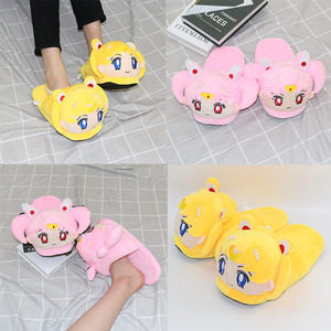 사랑스러운 애니메이션 만화 귀여운 선원 어린이 플러시 신발 도매 고품질 패션 통기성 편안한 면화 신발 - Product Image 1