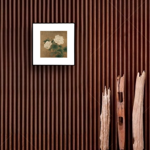 Truyền Thống Trung Quốc Cổ Điển Sơn Thân Thiện Với Môi Mực Hình Vuông Màu Đen Khung Uv-Bằng Chứng Vải Nghệ Thuật Bản Sao Tường Nghệ Thuật - Product Image 2