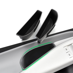 Boîte de rangement pour accoudoir latéral de porte avant arrière ABS, accessoires de voiture modèle 3 pour <span class=keywords><strong>Tesla</strong></span> modèle 3 - Product Image 3