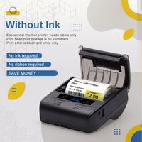 Mesin Label Harga Detonger DP30 OEM 80mm untuk Rak Supermarket, Printer Label Harga Portabel untuk Stiker dan Kartu