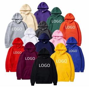 Pull à capuche en polaire à manches longues pour homme avec poche Respirant Poids lourd Coupe ample - Product Image 1