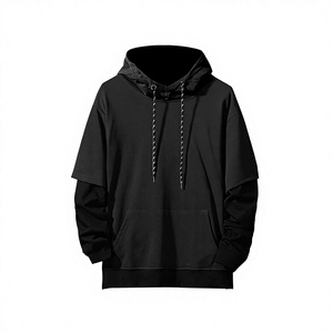 Sudaderas Extra Grandes para Hombre, Diseño Personalizado a la Moda, Transpirables, de Secado Rápido, Felpa de Algodón, Impresión de Silicona, Lavado Ácido, para Invierno - Product Image 4