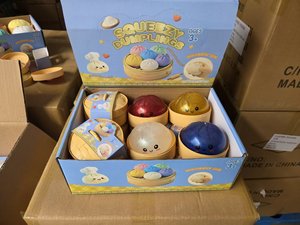 Hot Sale USA Warehouse Soft TPR PP <b>Squeeze</b> Decompression Dough Glitter Dumpling Squishy Mystery Box,<b>squeeze</b> Dumpling Stress <b>Ball</b> - Product Image 4