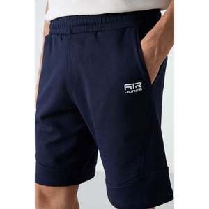 Shorts pour hommes Air Jones Amos Indigo imprimés - Tissu double face en mélange de coton décontracté pour l'été - Modèle 81246 - Product Image 6