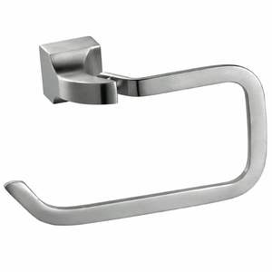 Porte-papier toilette mural en acier inoxydable - Support de rouleau de papier hygiénique en métal durable pour salle de bain et cuisine d'hôtel - Product Image 6