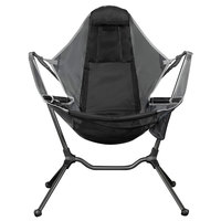 Chaise longue pliante moderne en métal durable pour l'extérieur, confortable pour le camping, la plage et le parc – Mobilier d'extérieur