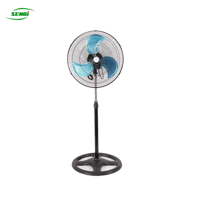 Metal Blades Industrial Electric Stand Fan 16/18 Inch AC DC Fan Recharging Standing Fan