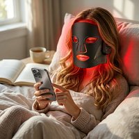 Contrôleur magnétique sans fil nouvellement amélioré pour masque facial en silicone médical à lumière rouge à usage commercial