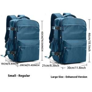 Sac à dos d'affaires unisexe à compression sous vide Sac d'ordinateur portable de grande capacité avec doublure imperméable en polyester Oxford Multifonctionnel - Product Image 5