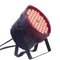 Projecteur LED RGB 3W*54 150W DMX512 8CH Uplight avec mélange de couleurs Jisheng pour discothèque, karaoké, mariage, fête, musique, danse